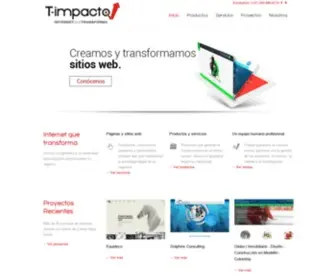 Timpacto.com(Diseño) Screenshot