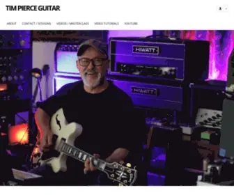 Timpierceguitar.com(Tim Pierce Guitar) Screenshot