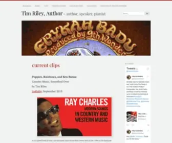 Timrileyauthor.com(Find Tim at... Los Angeles Review of Books truthdig WBUR) Screenshot