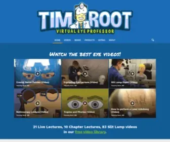 Timroot.com(The easy way to learn ophthalmology) Screenshot