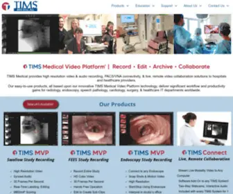 Tims.com(TIMS Medical) Screenshot