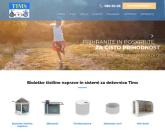 Tims.si(Biološke čistilne naprave) Screenshot