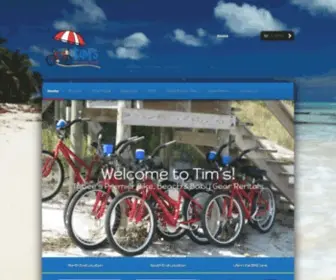 Timsbeachgear.com(Tim's Bike & Beach Gear) Screenshot