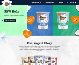 Timsdairy.co.uk(Tims Dairy) Screenshot