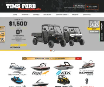 Timsfordpowersports.com Screenshot