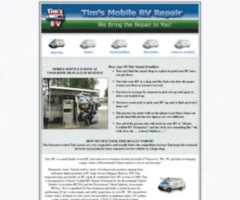 Timsrv.com(Tim's Mobile RV Repair Vancouver) Screenshot