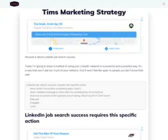 Timsstrategy.com(Tims Marketing Strategy) Screenshot