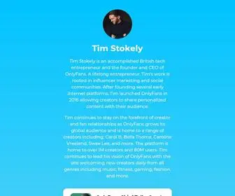 Timstokely.com(Tim Stokely) Screenshot