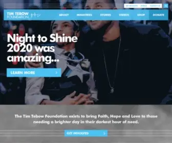 Timtebowfoundation.org(Tim Tebow Foundation) Screenshot