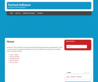 Timtechsoftware.com(Help with your software problems) Screenshot