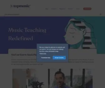 Timtopham.com(Music Teaching Redefined) Screenshot