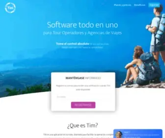 Timtravel.app(Tim Software todo en uno para Tour Operadores y Agencias de Viajes) Screenshot