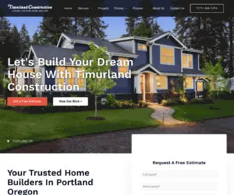 Timurlandconstruction.com(Timurland Construction LLC) Screenshot