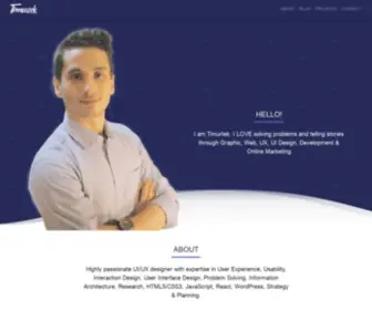 Timurtek.com(Designer and Developer with Product mindset) Screenshot