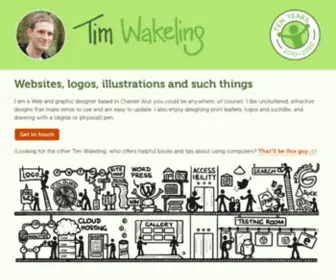 Timwakeling.co.uk(Chester Web designer) Screenshot