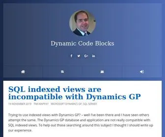 Timwappat.info(Dynamic Code Blocks) Screenshot