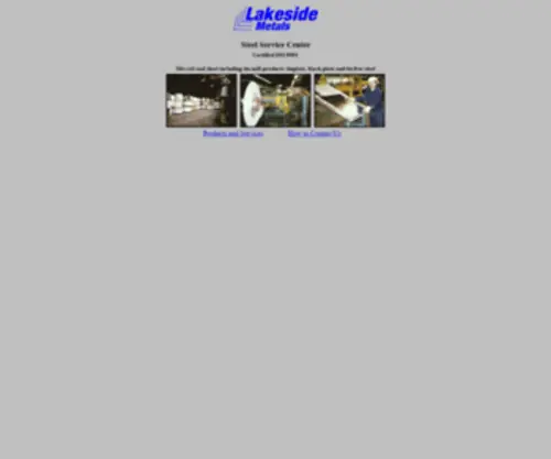 Tin-Mill-Products.com(Lakeside Metals Inc) Screenshot