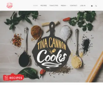 Tinacannoncooks.com(Tina Cannon Cooks) Screenshot