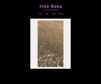 Tinadang.com(Tina Dang) Screenshot