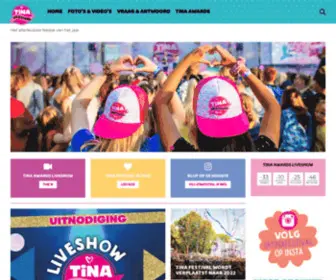 Tinafestival.nl(Tina Festival 2021) Screenshot