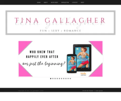 Tinagallagherbooks.com(Tina Gallagher Books) Screenshot