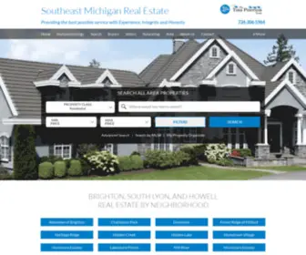 Tinapetersonteam.com(Brighton, South Lyon, and Howell Real Estate) Screenshot