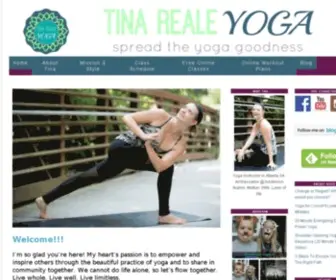 Tinareale.com(Online personal training) Screenshot