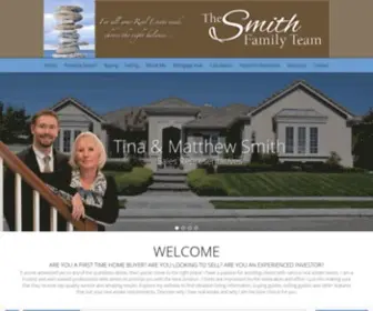 Tinasmith.ca(Tina and Matthew Smith Real Estate) Screenshot