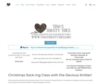 Tinastoastytoes.com(Tina's Toasty Toes) Screenshot