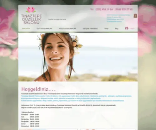 Tinaztepeguzellik.com(ANA SAYFA) Screenshot