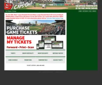 Tincapstickets.com(Streamline Ticketing) Screenshot