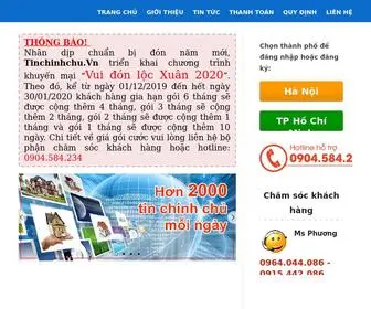 Tinchinhchu.vn(Tin Chính Chủ) Screenshot