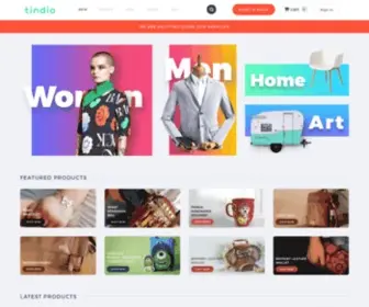 Tindio.com(Tindio Marketplace) Screenshot