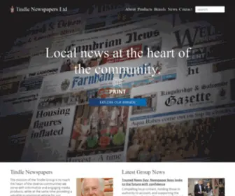 Tindlenews.co.uk(Tindle Newspapers Ltd) Screenshot