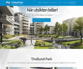 Tindlundpark.no(Bare enda et WordPress) Screenshot