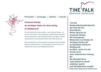 Tine-Falk.de(Tine Falk) Screenshot