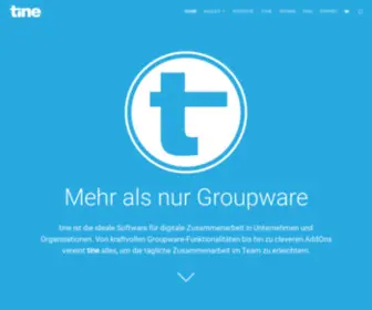 Tine-Groupware.de(Tine) Screenshot