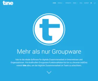 Tine20.com(Tine 2.0) Screenshot