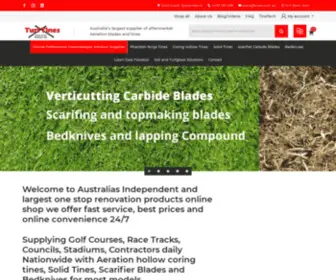 Tines.com.au(Greenskeeper mowing and aeration parts Supply Nationwide) Screenshot