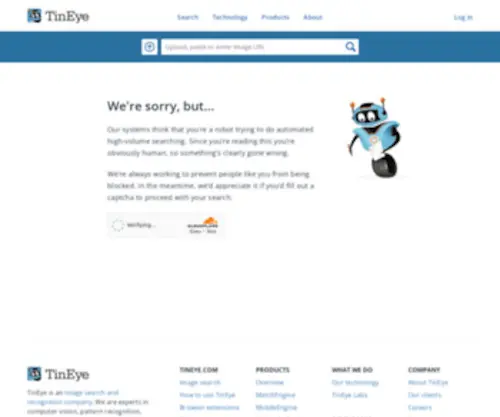 Tineye.com(TinEye Reverse Image Search) Screenshot