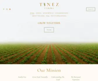 TinezFarms.com(Tinez Farms) Screenshot