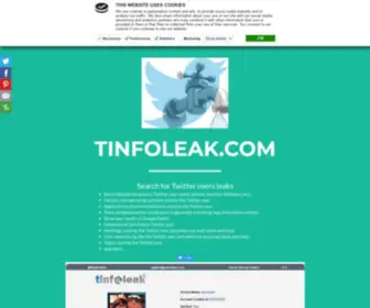 Tinfoleak.com(Free dossier of a twitter user) Screenshot