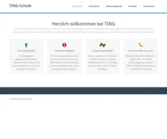 Ting-Schule.de(Freie Demokratische Schule Berlin e.V) Screenshot