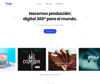 Tingestudio.co(Estudio Tinge) Screenshot