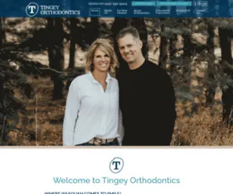 Tingeyortho.com(Tingey Orthodontics) Screenshot