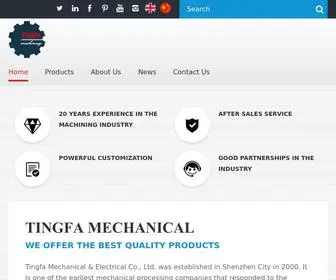 Tingfa-Machinery.com(Injection Moulding Machine) Screenshot