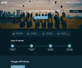 Tinggly.com(World's most inspiring experience gifts in one gift box) Screenshot