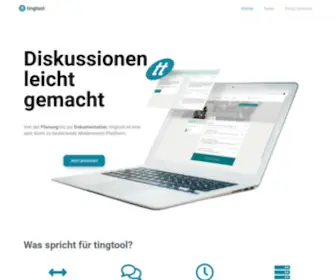 Tingtool.info(Das Moderationswerkzeug) Screenshot