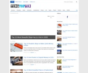 Tingtopten.com(Ting Top Ten) Screenshot
