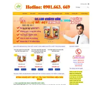 Tinhnghedatviet.com(TINH BỘT NGHỆ CURCUMIN ĐẤT VIỆT) Screenshot